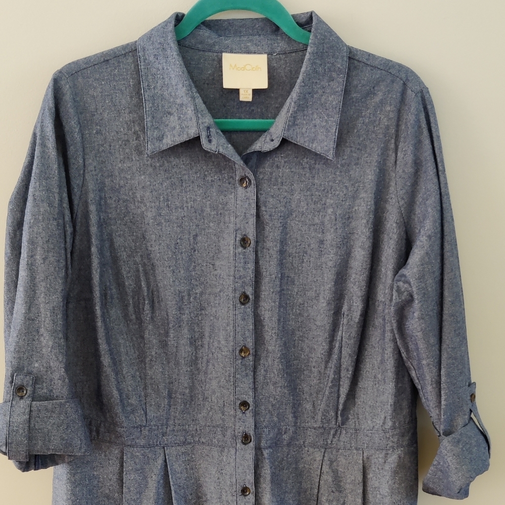 Modcloth Chambray Dress